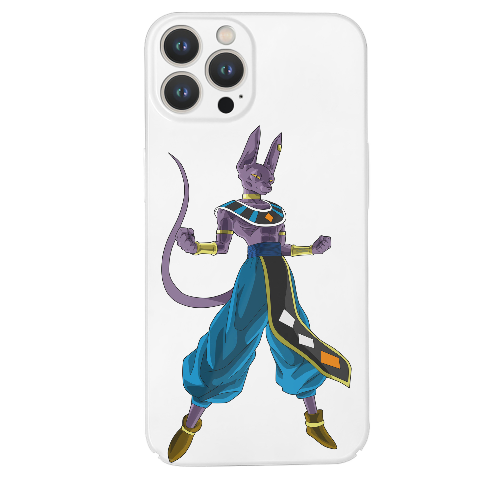 （画像用） ドラゴンボール ビルス 破壊神ビルス DRAGON BALL Beerus Birusu 【iPhone 14シリーズ対応】ハードケース